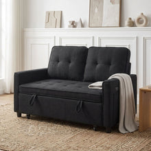 Load image into Gallery viewer, Kauri Boucle  2 Seater Sofa Bed - Black