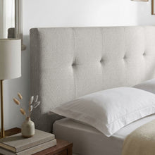 Load image into Gallery viewer, Mero Super King Gas Lift Bed Frame - Linen Beige