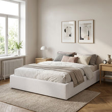 Load image into Gallery viewer, Fomo Double Teddy Gas Lift Bed Frame - White