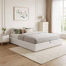 Load image into Gallery viewer, Fomo Super King Teddy Gas Lift Bed Frame - White