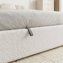 Load image into Gallery viewer, Fomo Super King Teddy Gas Lift Bed Frame - White