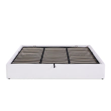 Load image into Gallery viewer, Fomo Super King Teddy Gas Lift Bed Frame - White
