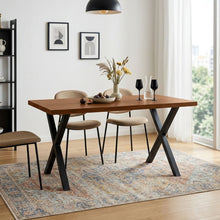 Load image into Gallery viewer, Elysia Rectangle Dining Table 140 x 80cm - Walnut