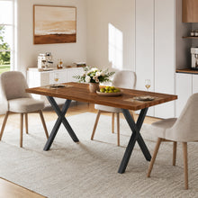 Load image into Gallery viewer, Elysia Rectangle Dining Table 140 x 80cm - Walnut