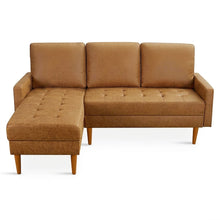 Load image into Gallery viewer, Brynlee 3 Seater Sofa with Left Facing Chaise - Brown