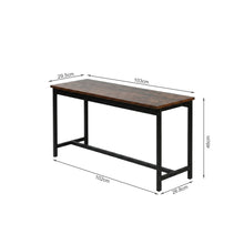 Load image into Gallery viewer, Merren 3 Piece Dining Set - Rustic Brown