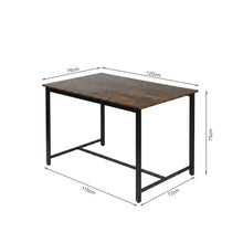 Load image into Gallery viewer, Merren 3 Piece Dining Set - Rustic Brown