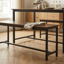Load image into Gallery viewer, Merren 3 Piece Dining Set - Rustic Brown