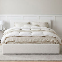 Load image into Gallery viewer, Belo Super King Teddy Gas Lift Bed Frame - White