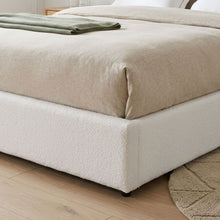 Load image into Gallery viewer, Belo Super King Teddy Gas Lift Bed Frame - White