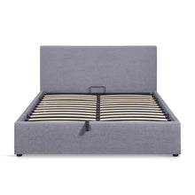 Load image into Gallery viewer, Violet Double Gas Lift Bed Frame - Grey