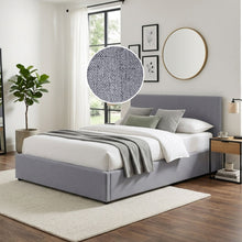 Load image into Gallery viewer, Violet Double Gas Lift Bed Frame - Grey
