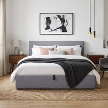 Load image into Gallery viewer, Violet Queen Gas Lift Bed Frame - Grey