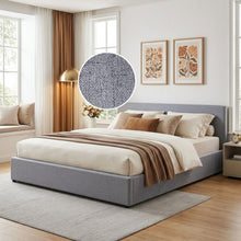 Load image into Gallery viewer, Violet Super King Gas Lift Bed Frame - Grey