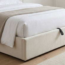 Load image into Gallery viewer, Elizabeth Double Gas Lift Bed Frame - Beige