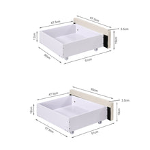 Load image into Gallery viewer, Charlotte Queen Bed Frame with 4 Drawers - Beige