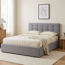Load image into Gallery viewer, Abigail Double Gas Lift Bed Frame - Grey
