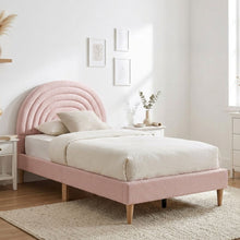 Load image into Gallery viewer, Lydia King Single Bed Frame - Pink