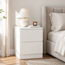 Load image into Gallery viewer, Hollis Bedside Table - White