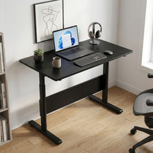 Load image into Gallery viewer, Hector 100cm Height-Adjustable Computer Desk - Black
