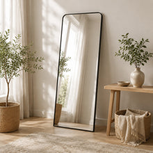 Load image into Gallery viewer, Frame Full Length Metal Wall Mirror - Black