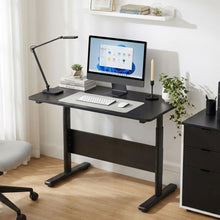 Load image into Gallery viewer, Hector 80cm Height-Adjustable Computer Desk - Black