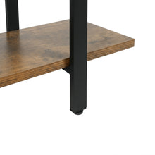 Load image into Gallery viewer, Forge 4-Tier Bookshelf - Rustic Brown
