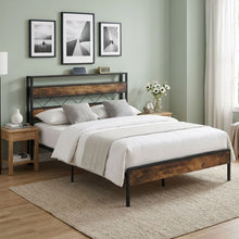 Load image into Gallery viewer, 24454-kaha-double-metal-bed-frame-black-2606098