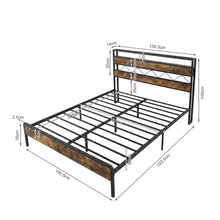 Load image into Gallery viewer, 24455-kaha-queen-metal-bed-frame-black-2606097