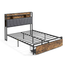 Load image into Gallery viewer, Rito Double Metal Bed Frame - Grey