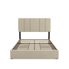 Load image into Gallery viewer, Strada Double Bed Frame with 4 Drawers - Beige