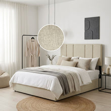 Load image into Gallery viewer, Strada Double Bed Frame with 4 Drawers - Beige