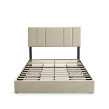 Load image into Gallery viewer, Strada Queen Bed Frame with 4 Drawers - Beige