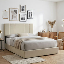 Load image into Gallery viewer, Strada Queen Bed Frame with 4 Drawers - Beige