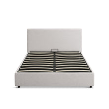 Load image into Gallery viewer, Hauora Queen Gas Lift Bed Frame - Beige