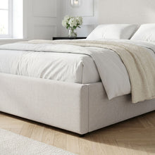 Load image into Gallery viewer, Hauora Queen Gas Lift Bed Frame - Beige