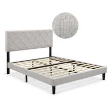 Load image into Gallery viewer, Drift Double Bed Frame - Light Taupe
