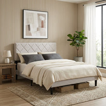 Load image into Gallery viewer, Drift Double Bed Frame - Light Taupe