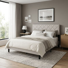 Load image into Gallery viewer, Drift Queen Bed Frame - Light Taupe