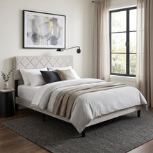 Load image into Gallery viewer, Drift Queen Bed Frame - Light Taupe