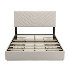 Load image into Gallery viewer, Elara Queen Bed Frame with 4 Drawers - Beige