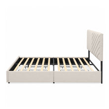 Load image into Gallery viewer, Elara Queen Bed Frame with 4 Drawers - Beige