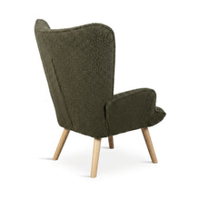 Load image into Gallery viewer, lt11077-emma-armchair-with-ottoman-dark-green-26052110