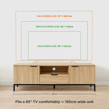 Load image into Gallery viewer, 22270-ocala-1-5m-entertainment-unit-oak-2606111