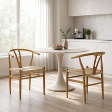 Load image into Gallery viewer, 23921-winter-rope-seat-dining-chair-wishbone-chair-replica-set-of-2-natural-2606157