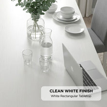 Load image into Gallery viewer, Azar Dining Table Rectangle 180 x 90cm - White