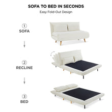 Load image into Gallery viewer, 23792-hastings-2-seater-fold-out-sofa-bed-beige-2606171