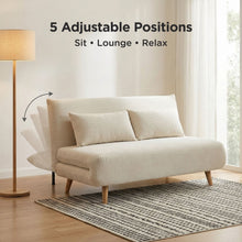 Load image into Gallery viewer, 23792-hastings-2-seater-fold-out-sofa-bed-beige-2606174