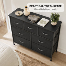 Load image into Gallery viewer, Madilyn 7 Drawers Lowboy - Black