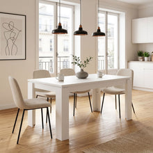 Load image into Gallery viewer, 24258-azar-dining-table-rectangle-160-x-80cm-white-2606161